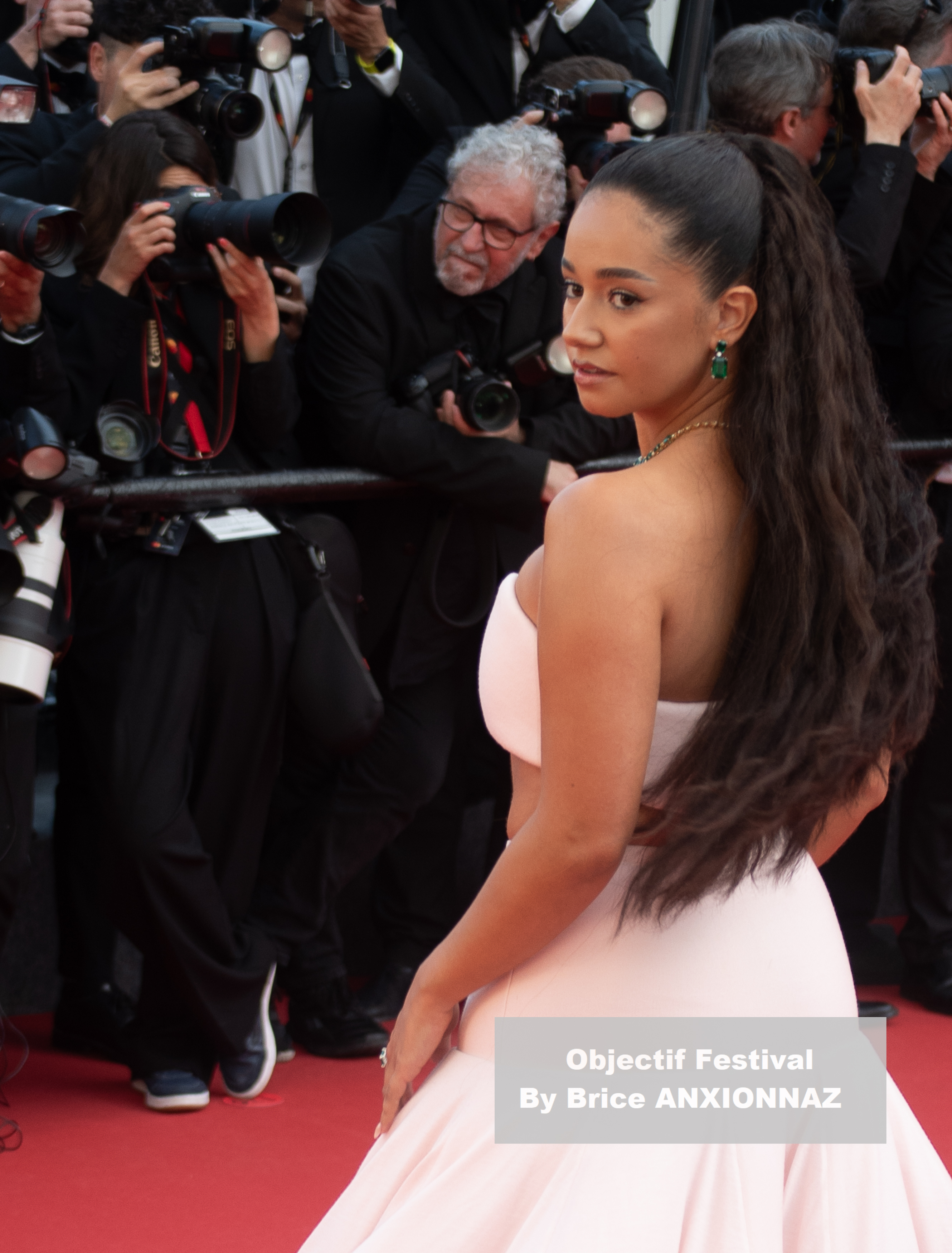 Influenceuse Cannes 2025 : The History of Sound - Show attends the 78th-Cannes-International-Film-Festival, France on May 15th, 2025 - Photos by Brice ANXIONNAZ (Objectif Festival)